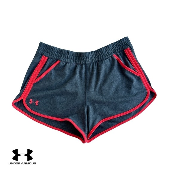 UNDER ARMOUR SHORTS WOMEN'S S ATHLETIC RUNNING GREY - Picture 14 of 14